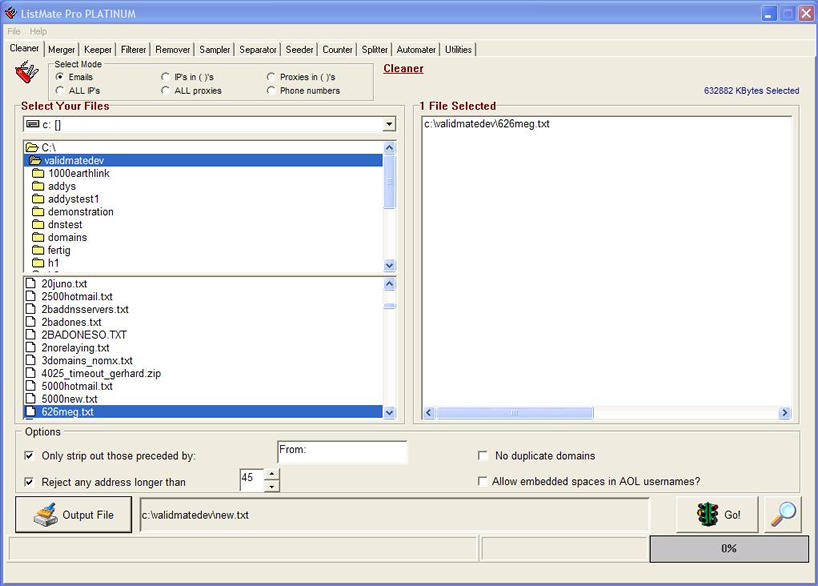 Screenshot for LM Plat- Email List Management Software 2.13